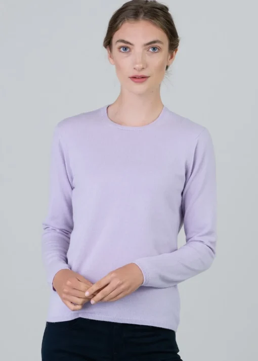 Millie Cashmere Crew Neck - Freesia