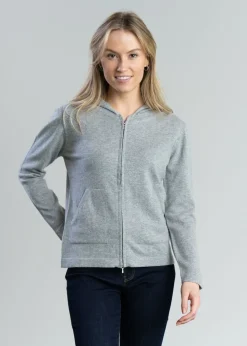 Millie Cashmere Hoodie - Flannel