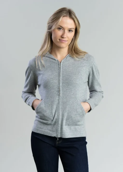 Millie Cashmere Hoodie - Flannel