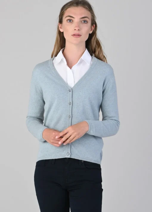 Millie Cashmere Vee Cardigan - Harr