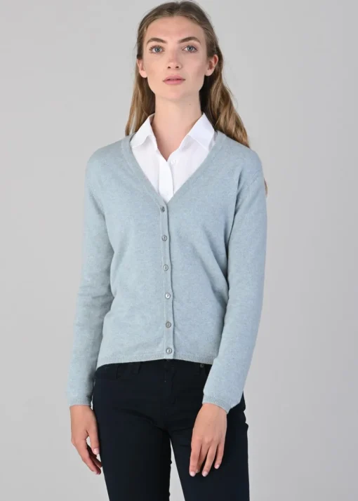 Millie Cashmere Vee Cardigan - Harr