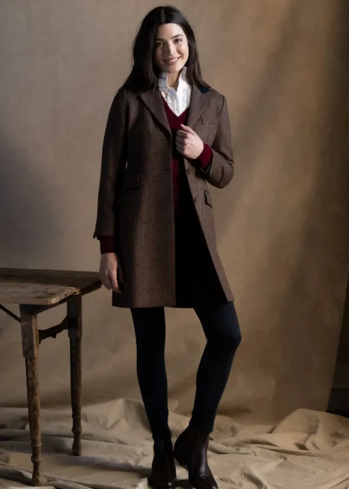 Millie Cashmere Vee Neck - Claret