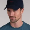 Mini Longhorn Cap - Navy & Red