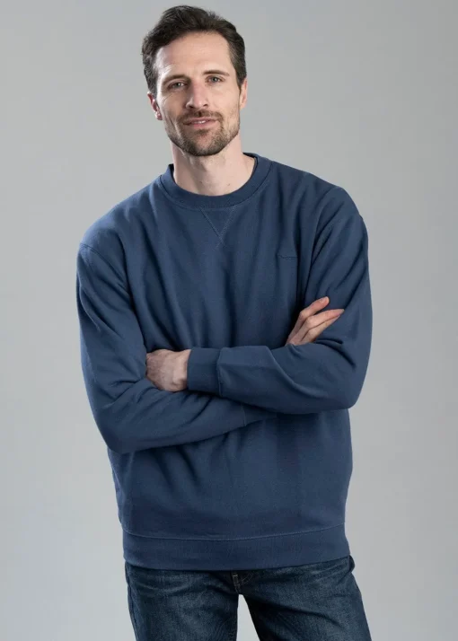 Mini Longhorn Crew Neck Sweatshirt - Midnight