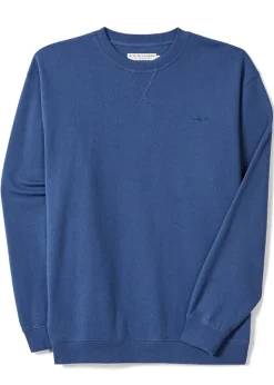 Mini Longhorn Crew Neck Sweatshirt - Midnight