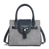 Mini Windsor Handbag - Denim Suede