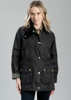Modern Beadnell Wax Jacket - Sage