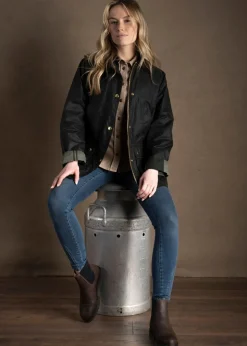 Modern Beadnell Wax Jacket - Sage