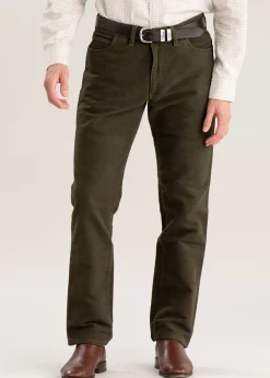 Moleskin Jean - Olive
