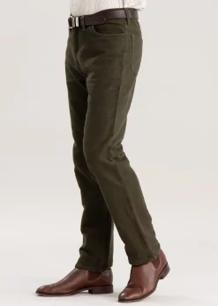 Moleskin Jean - Olive
