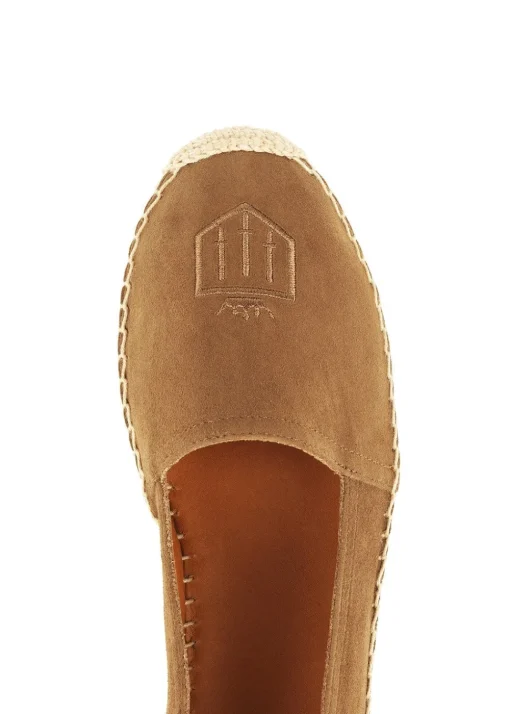 Monaco Flat Espadrille - Tan