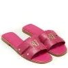 Monogram Slides - Pink Croc