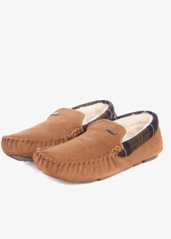 Monty Slippers - Camel Suede