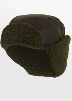 Morar Wax Trapper Hat - Olive