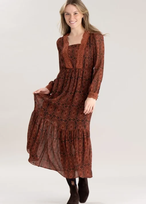 Navas Dress - Cognac