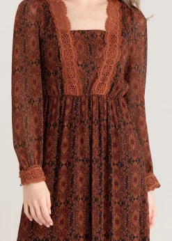 Navas Dress - Cognac