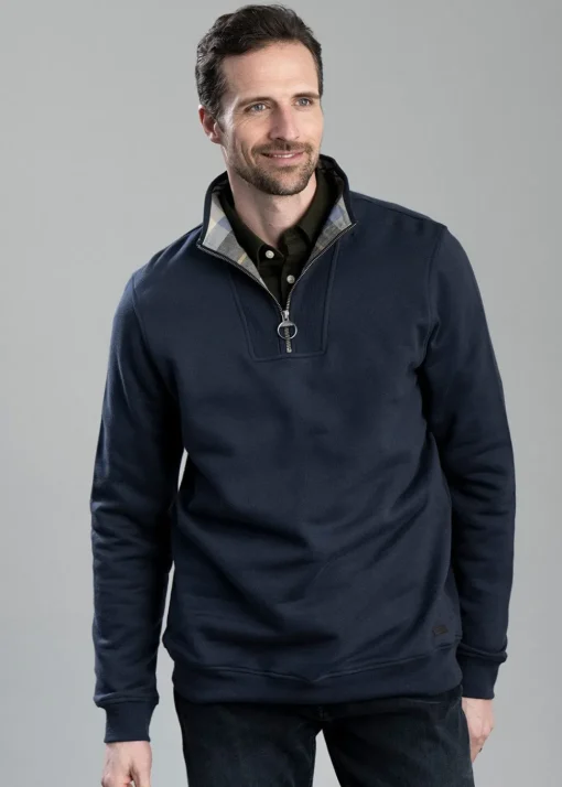 Nelson Half Zip Sweatshirt - Navy
