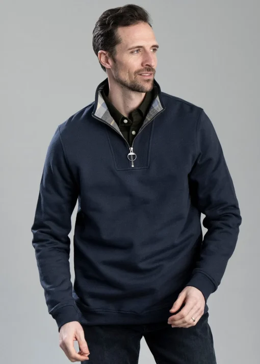 Nelson Half Zip Sweatshirt - Navy