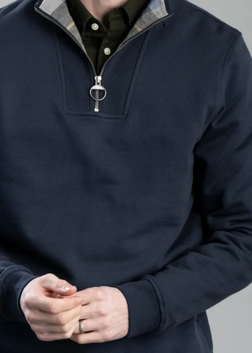 Nelson Half Zip Sweatshirt - Navy
