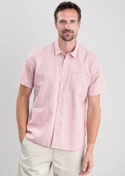 Nelson Short Sleeved Summer Shirt - Pink Clay