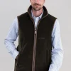 Oakham Fleece Gilet - Dark Olive
