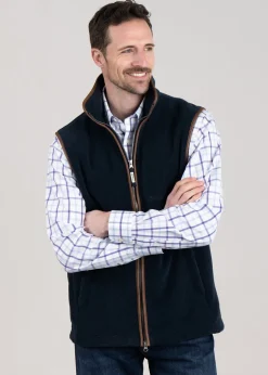 Oakham Fleece Gilet - Petrol Blue