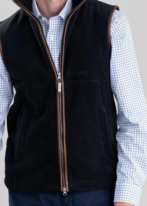 Oakham Fleece Gilet - Gunmetal