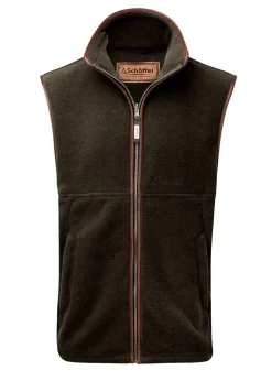 Oakham Fleece Gilet - Dark Olive