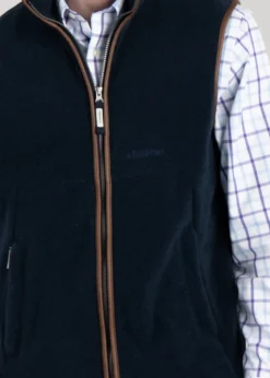 Oakham Fleece Gilet - Petrol Blue