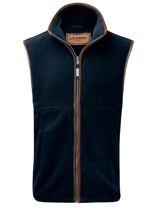 Oakham Fleece Gilet - Petrol Blue