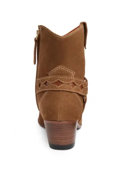 Ohio Ankle Boots - Tan Suede