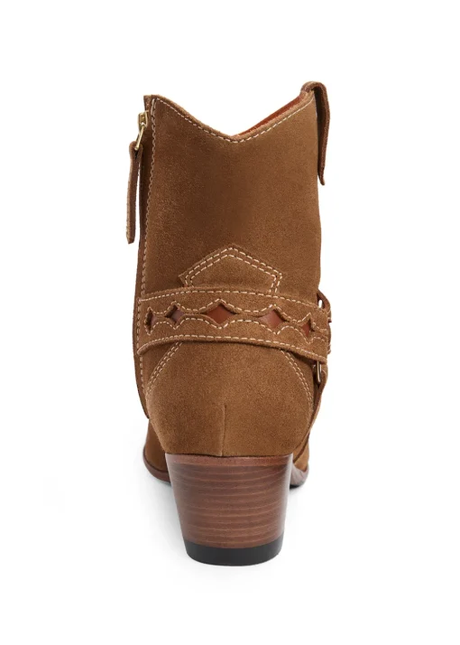Ohio Ankle Boots - Tan Suede