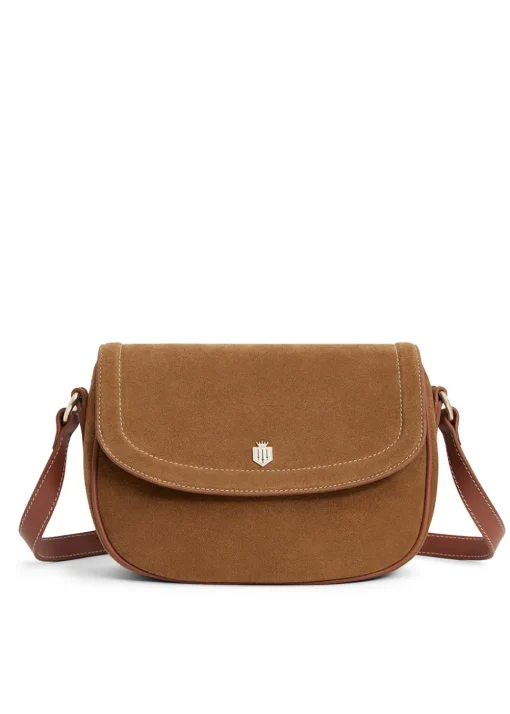 Ohio Handbag - Tan Suede