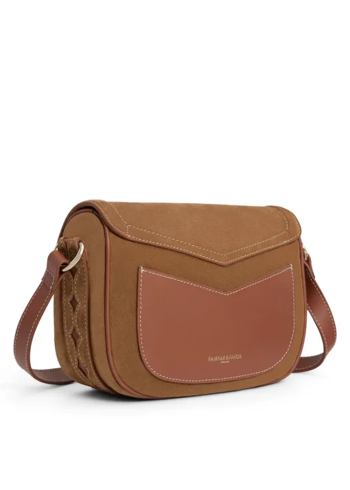 Ohio Handbag - Tan Suede