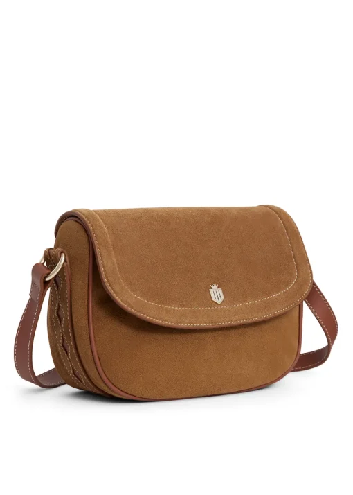 Ohio Handbag - Tan Suede