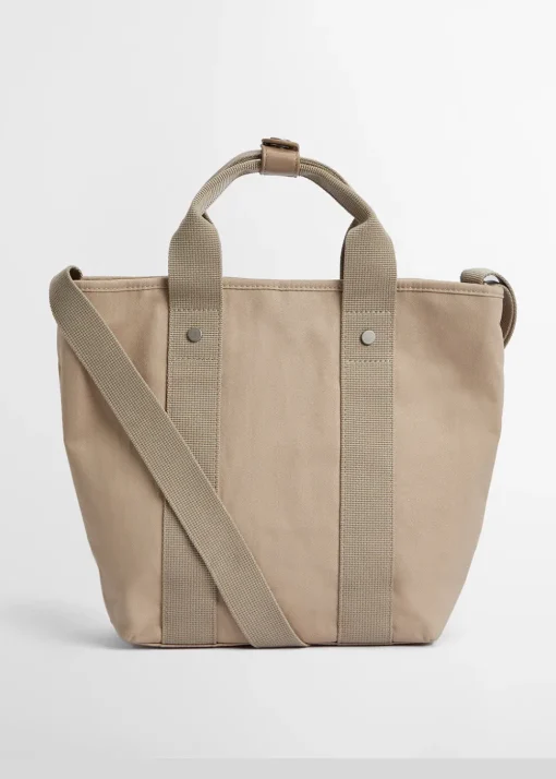 Olivia Bucket Tote Bag - Light Sand
