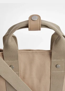 Olivia Bucket Tote Bag - Light Sand