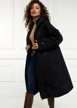 One-Size Waterproof Coat - Black