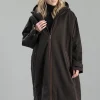 One-Size Waterproof Coat - Chocolate