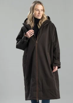 One-Size Waterproof Coat - Chocolate