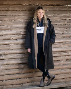 One-Size Waterproof Coat - Chocolate