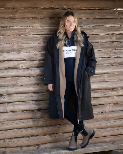One-Size Waterproof Coat - Chocolate