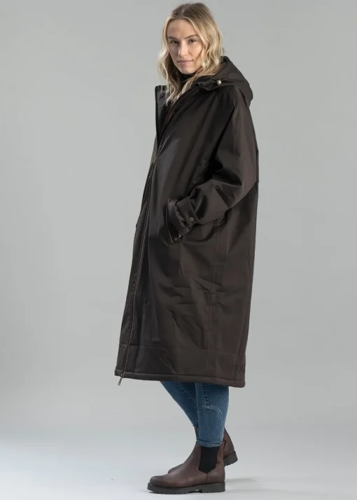 One-Size Waterproof Coat - Chocolate