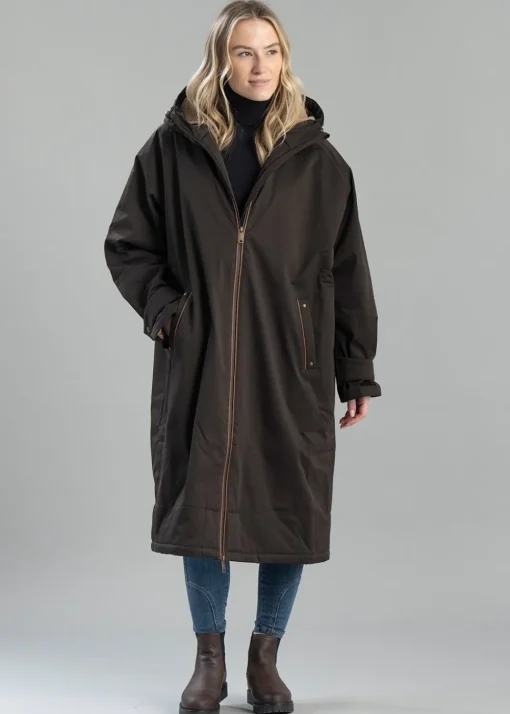 One-Size Waterproof Coat - Chocolate