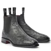 Ostrich Boots - Black
