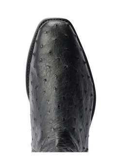 Ostrich Boots - Black