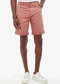 Overdyed Twill Shorts - Pink Salt