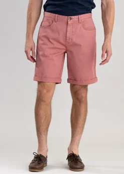 Overdyed Twill Shorts - Pink Clay