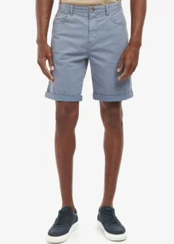 Overdyed Twill Shorts - Washed Blue