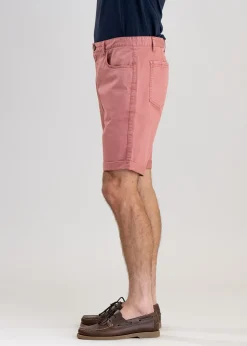 Overdyed Twill Shorts - Pink Clay